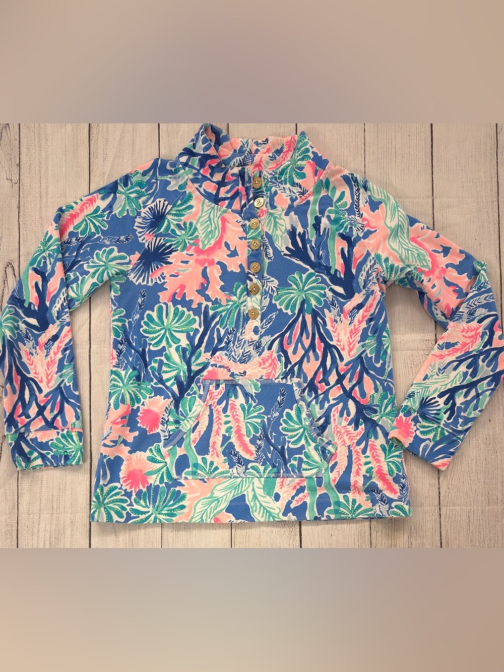 Lilly Pulitzer Ladies’ Popover “Royal Coral” sz L.